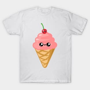 Kawaii Ice Cream Cone T-Shirt